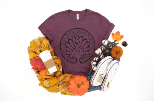 Thanksgiving Shirt, Turkey Shirt, Thanksgiving Tees, Fall Shirts for Women