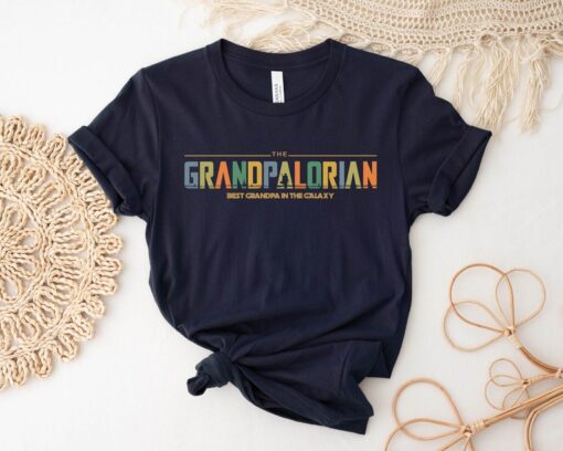 The Grandpalorian Shirt, Best Grandpa in the Galaxy Shirt, Father's Day Grandpa Gift Tee, Funny Grandpa Shirt