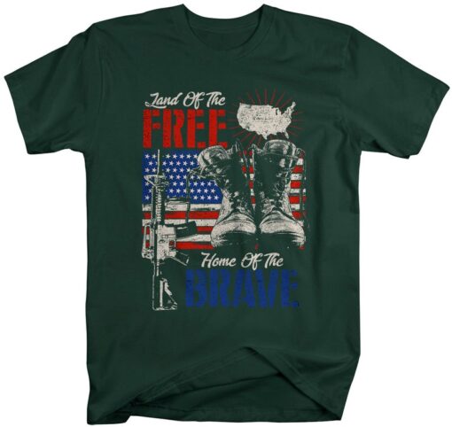 This Is My Pride Flag USA American 4th of July Patriotic, Soldier Boots Tags American Flag Shirts