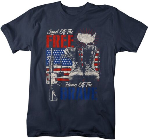 This Is My Pride Flag USA American 4th of July Patriotic, Soldier Boots Tags American Flag Shirts