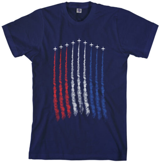 This Is My USA American 4th of July Patriotic, Red White Blue Air Force Flyover Men's T-shirt