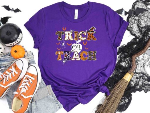 Trick or Teach Shirt, Halloween Teacher Shirt, Elementary School Teacher Shirt, Teacher Gift, Teacher Halloween