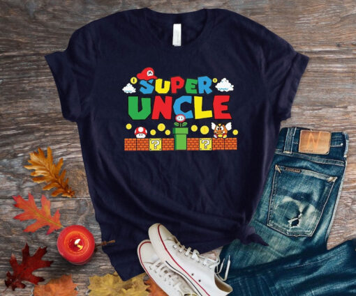 Uncle Gift Shirt , Super Uncle Shirt , Fathers Day Gift Uncle Shirt