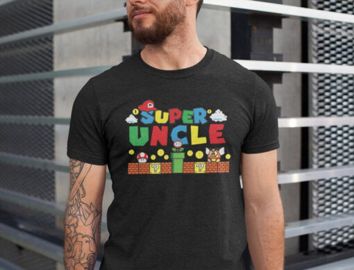 Uncle Gift Shirt , Super Uncle Shirt , Fathers Day Gift Uncle Shirt