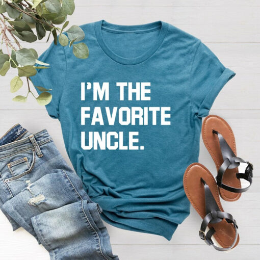 Uncle Shirt, I'm Favorite Uncle, Fathers Day Gift - Mens T shirt