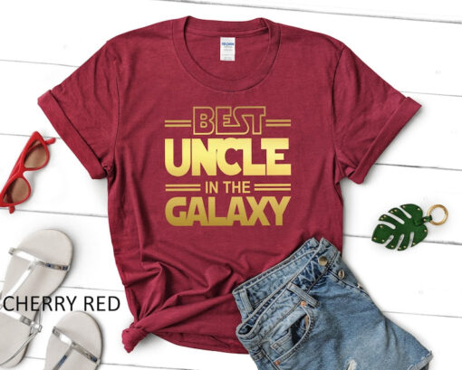 Uncle Shirt, Uncle Gift, Best Uncle in the Galaxy, Uncle T Shirt Tee, Uncle Birthday