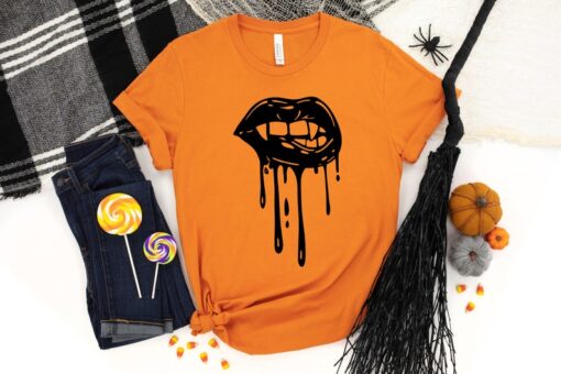 Vampire Lips Shirt,Halloween Party Shirts, Halloween Shirts, Hocus Pocus,Sanderson Sisters Tee,Halloween Outfit