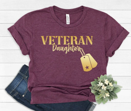 Veteran Daughter Shirt, Veterans Day Shirt, Memorial Day Shirt