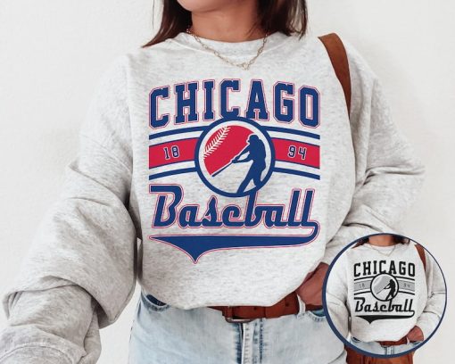 Vintage Chicago White So Crewneck Sweatshirt