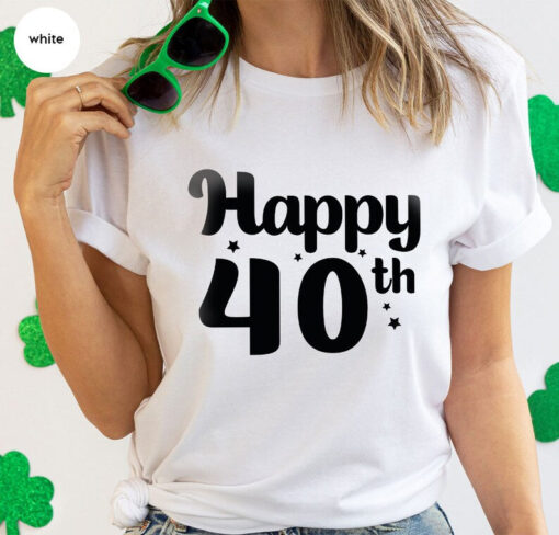 Vintage 40th Birthday Shirt, Custom Birthday Gifts for Men, Retro 1983 T-Shirt