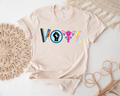 Vote Shirt, Banned Books Shirt, Reproductive Rights Tee, BLM Shirts, Political Activism Shirt