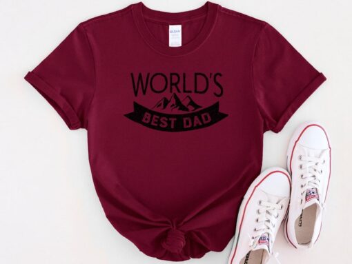 Worlds Best Farter I Mean Father Best Dad Ever Cool Dog Mens T-Shirt, Father's Day Shirt, Father's Day Gift