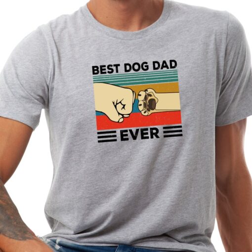 Worlds Best Farter I Mean Father Best Dad Ever Cool Dog Mens T-Shirt, Best Dog Dad Ever Shirt, Animal Lover Shirt