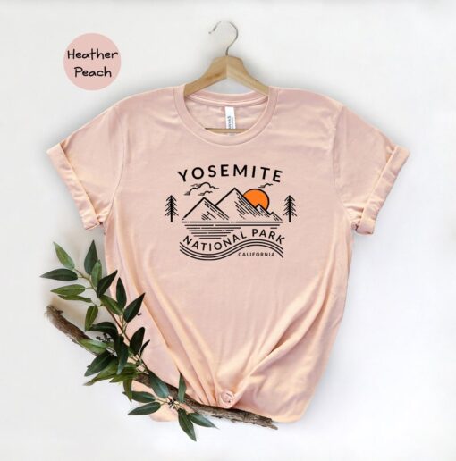 Yosemite National Park California Shirt, Yosemite T-Shirt, National Park Shirt, Nature Lover Tee, Hiking Shirt