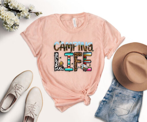 Camping Life Shirts, Camping T-shirts, Camp Life Shirts, Love Camp Shirts