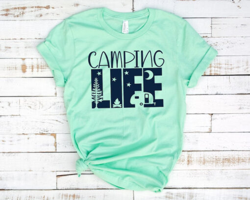 Camping Life Shirts, Camping Shirt, Camper T-shirt