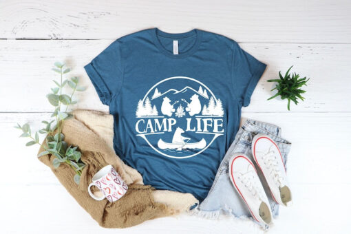 Camp Life Shirts, Camping Life Shirts, Summer Camp Vacation Shirts