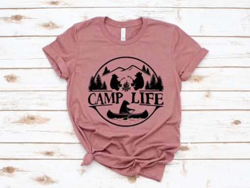 Camp Life Shirts, Camping Life Shirts, Summer Camp Vacation Shirts