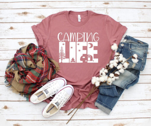 Camping Life Shirts, Camping Shirt, Camper T-shirt