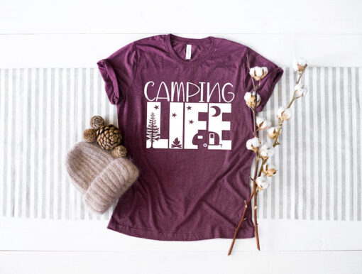 Camping Life Shirts, Camping Shirt, Camper T-shirt