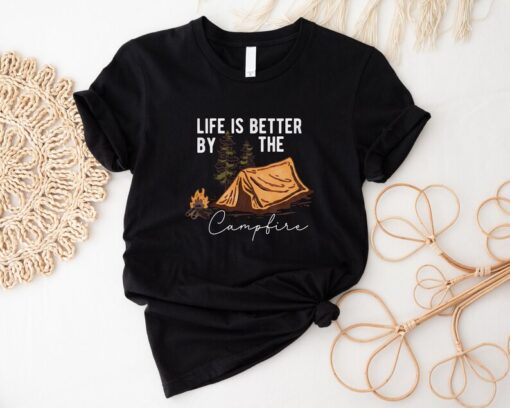 Nature Camping T-shirt, Collect Moments Tee, Camp Life T-Shirt