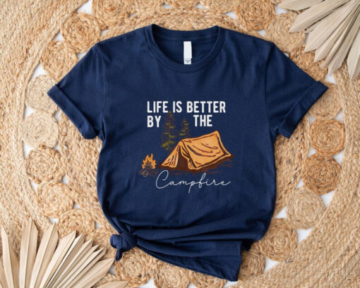 Nature Camping T-shirt, Collect Moments Tee, Camp Life T-Shirt