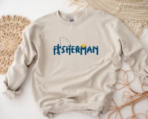 Fisherman Sweatshirt, Fisher Dad Outfit, Fisher Husband Sweater