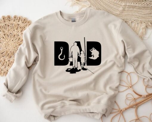 Fishing Sweater, Fishing Dad Gift, Dad Birthday Gift, Fishing Lover Dad, Gift For Fisherman Daddy