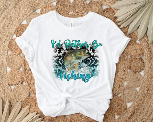 I'd Rather Be Fishing Shirt, Fishing Shirts