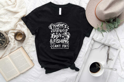 Beer And Fishing Shirt, Mens Fishing Shirt, Funny Fishing Shirt