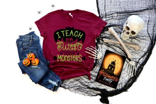 Halloween Teacher Shirt, I Teach The Cutest Little Monsters , Halloween Shirts for Teachers