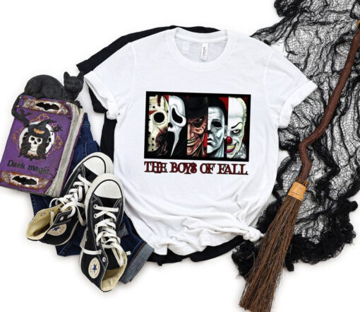 The Boys of Fall Shirt, Horror Characters Shirt, Spooky Shirt, Halloween Horror Movie Shirt