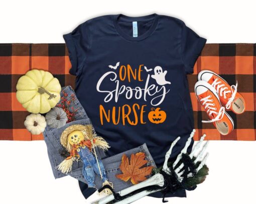 One Spooky Nurse Shirt, Halloween Shirt, Halloween Gifts