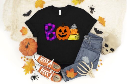 Boo Doodle Letters shirt, Halloween Party, Halloween T-shirt