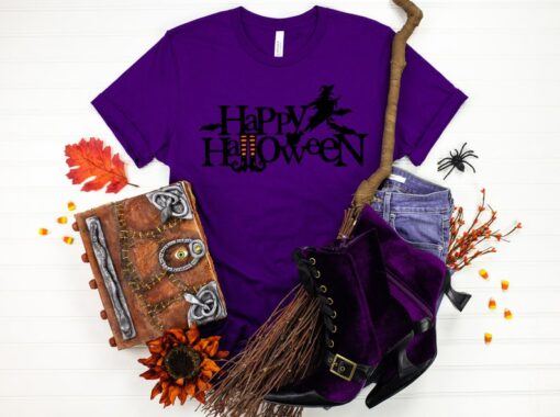 Happy Halloween Shirt, Halloween witch shirt