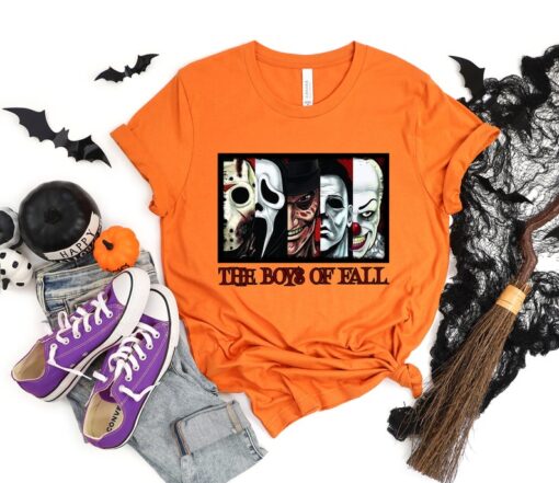 The Boys of Fall Shirt, Horror Characters Shirt, Spooky Shirt, Halloween Horror Movie Shirt