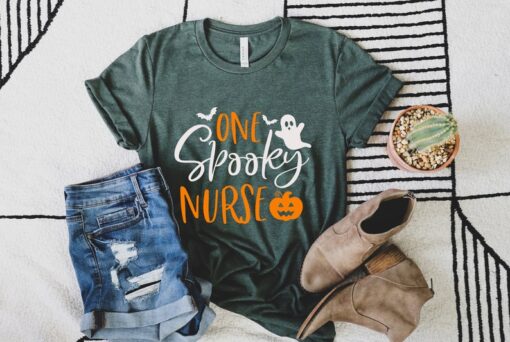 One Spooky Nurse Shirt, Halloween Shirt, Halloween Gifts