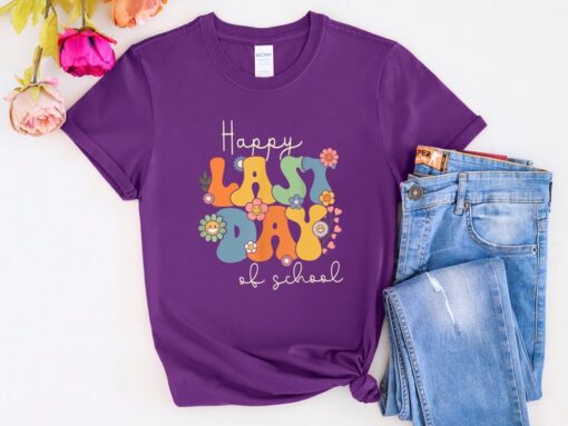 Happy Last Day of School Shirt, Happy End of Year Tee, School Out Shirt