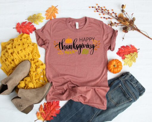 Happy Thanksgiving Shirt, Thanksgiving Family Shirts, Thanksgiving Shirt, Thankful Shirt, Fall Shirt