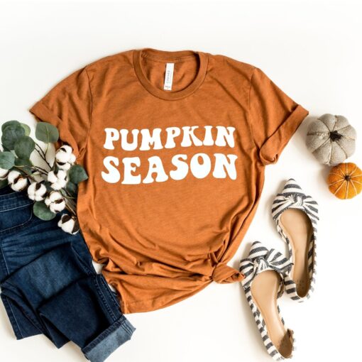 Pumpkin Season Shirt, Pumpkin Patch Shirt, Womens Fall Shirts, Matching Shirts, Thanksgiving Shirt, Fall Tees