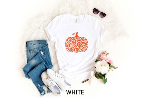 Leopard Pumpkin Shirt, Thanksgiving Shirt, Thankful Shirt, Fall Shirt, It's Fall Y'all Shirt, Family Matching Shirt