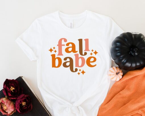 Fall Babe Sparkles Shirt, Thanksgiving Shirt, Thanksgiving Family Shirts, Thankful Grateful Blessed Shirt