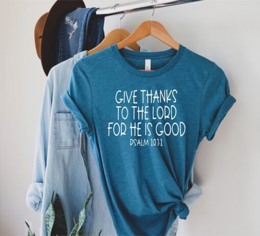 Give Thanks To The Lord Shirt, Give Thanks with A Grateful Heart Shirt, Thanksgiving Shirt, Thankful Shirt, Give Thanks Shirt