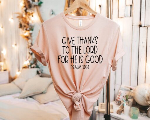 Give Thanks To The Lord Shirt, Give Thanks with A Grateful Heart Shirt, Thanksgiving Shirt, Thankful Shirt, Give Thanks Shirt