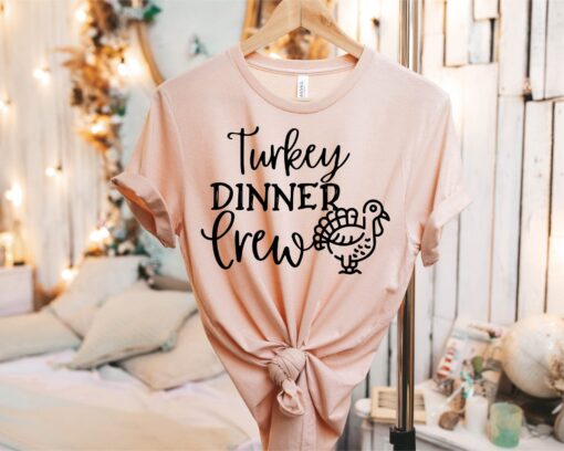 Turkey Dinner Crew, Thanksgiving Shirt, Thanks Giving, Thanks Giving Shirt, Fall Shirt, Thanksgiving Gift, Gift for Thanksgiving