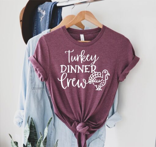 Turkey Dinner Crew, Thanksgiving Shirt, Thanks Giving, Thanks Giving Shirt, Fall Shirt, Thanksgiving Gift, Gift for Thanksgiving