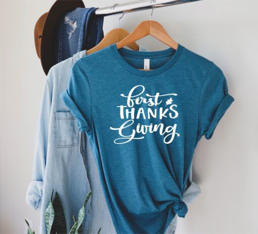 Thanks Giving Shirt, New Mom Shirt, Mama Shirt, My First Thanks Giving, Mom Gift, Mothers Day Shirt, Gifts For Mom