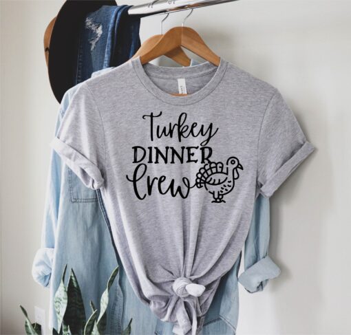 Turkey Dinner Crew, Thanksgiving Shirt, Thanks Giving, Thanks Giving Shirt, Fall Shirt, Thanksgiving Gift, Gift for Thanksgiving