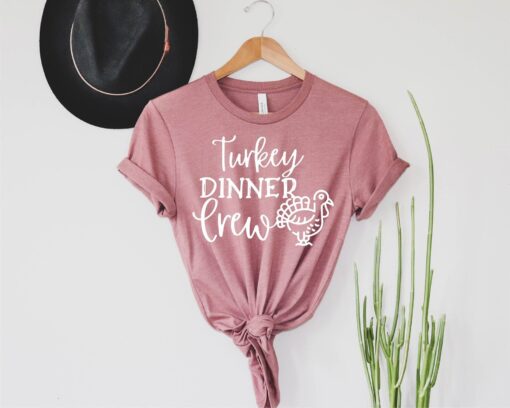 Turkey Dinner Crew, Thanksgiving Shirt, Thanks Giving, Thanks Giving Shirt, Fall Shirt, Thanksgiving Gift, Gift for Thanksgiving