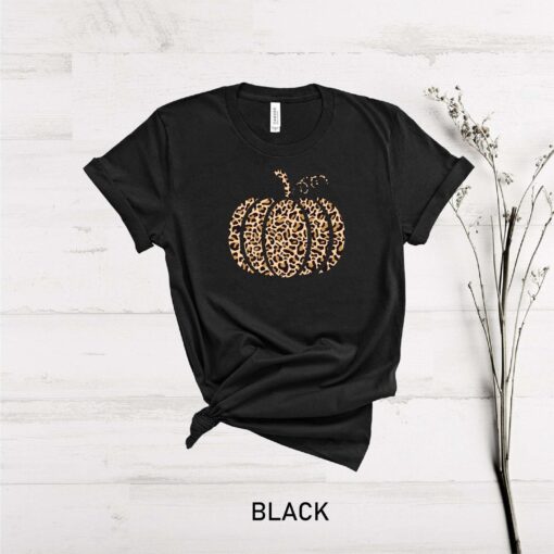 Leopard Pumpkin Shirt, Cheetah Pumpkin Shirt, Thanksgiving Shirt, Thankful Shirt, Fall Shirt, Family Matching Shirt